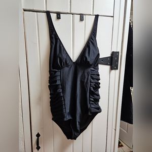 Venus - Ruched Halter one-piece bathing suit (Size 12)